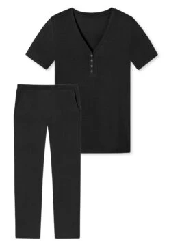 Schiesser KURZARM SET - Piżama - Schwarz -sklep Next ca9b08ccdd154a919b76ad01958d7924