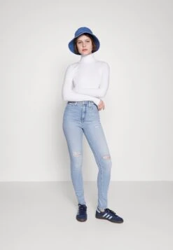 Calvin Klein RIB ROLL NECK LONG SLEEVE - Bluzka Z Długim Rękawem - Bright White 6 Calvin Klein RIB ROLL NECK LONG SLEEVE - Bluzka Z Długim Rękawem - Bright White -sklep Next cc67b12f1a4a4d6a82df55a94b41d1f8