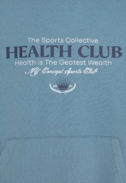 HEALTH CLUB HOOD UNISEX - Bluza Z Kapturem - Blue -sklep Next cc8668ac3ffe47dcba95d1159c7a93c6