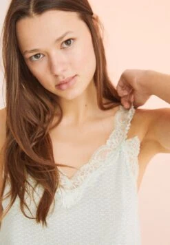 Women'secret SET SUPER SOFT WITH TANK TOP AND SHORTS - Piżama - Estampado Verde -sklep Next cca25d4865e247f3847de49fdb6bbb3b