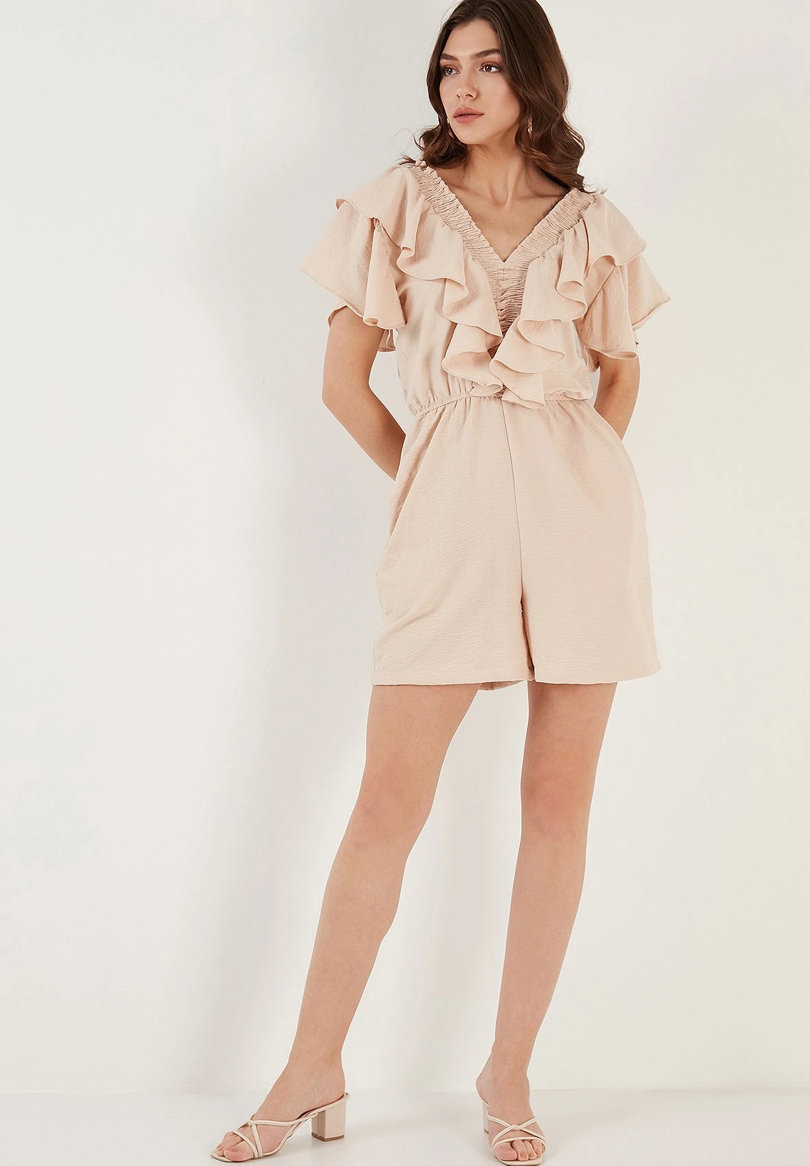 LELA REGULAR FIT - Kombinezon - Stone 2 LELA REGULAR FIT - Kombinezon - Stone - obrazek 2