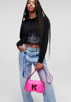 Karl Lagerfeld Jeans CROPPED BIG LOGO - Bluza - Black -sklep Next cf1ddc634f0d4ba08a1f004109a1467c