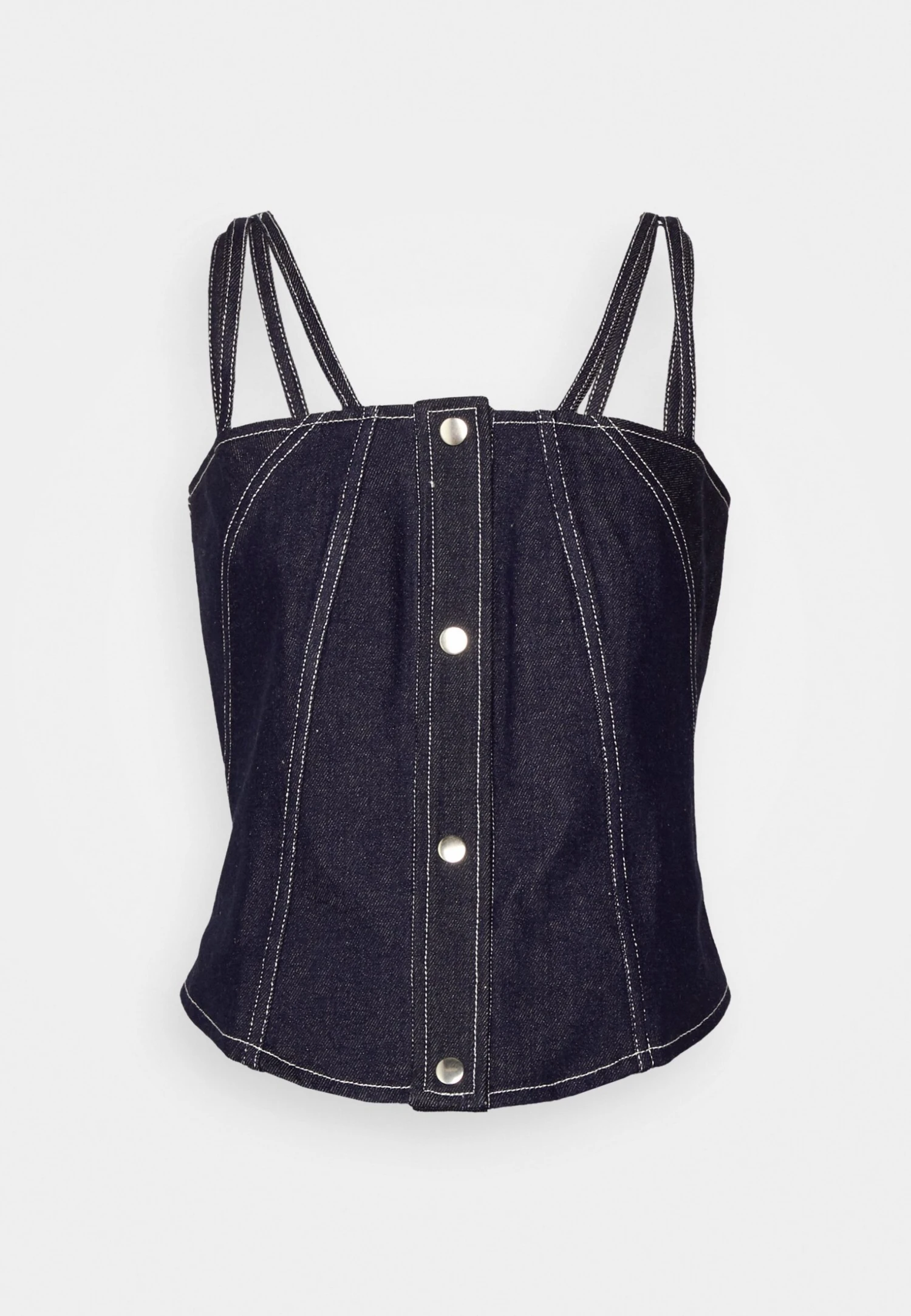 ELLEME BUSTIER - Top - Navy 8 ELLEME BUSTIER - Top - Navy - obrazek 8