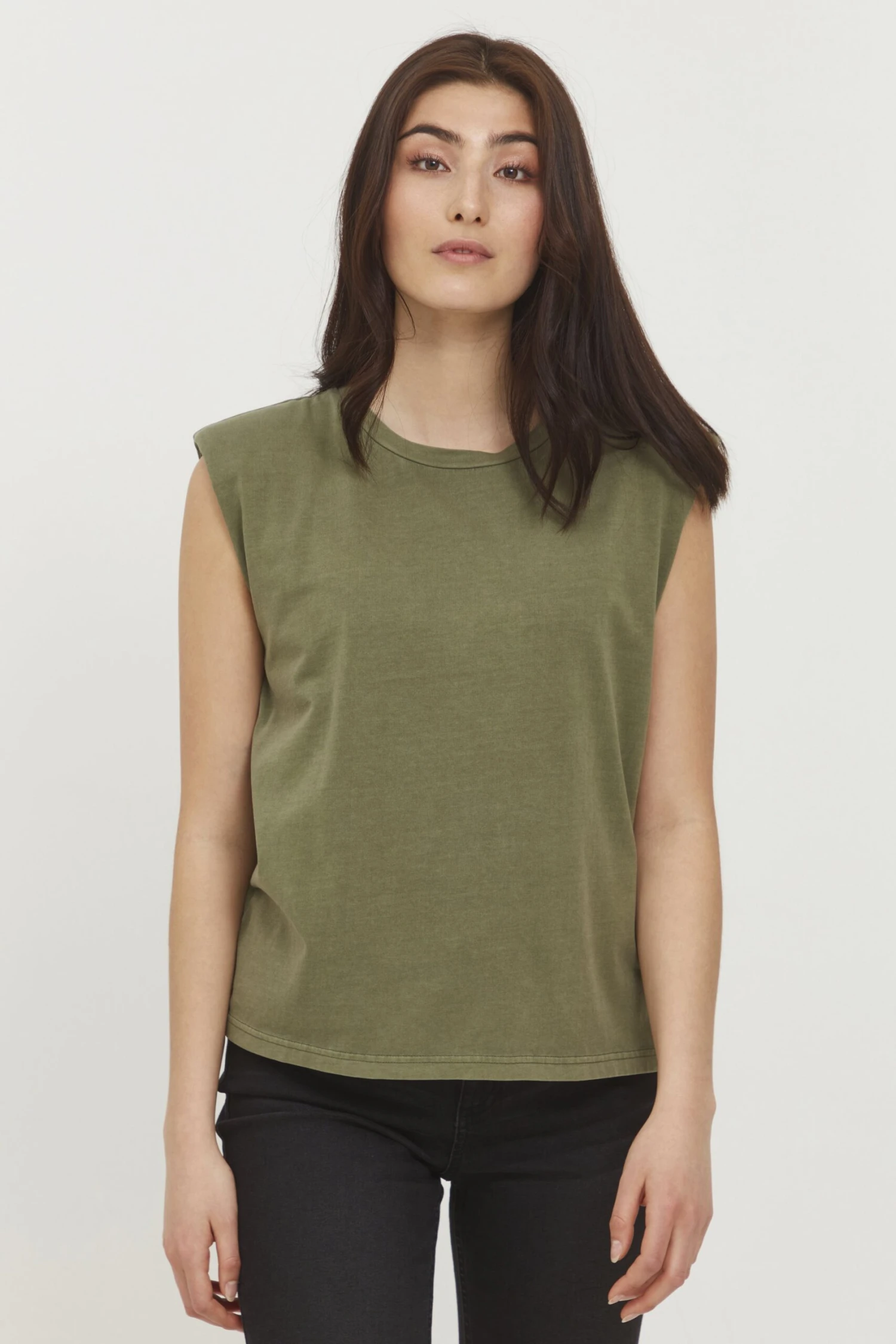 B.young BYUMILLE TSHIRT - Top - Olivine 1 B.young BYUMILLE TSHIRT - Top - Olivine