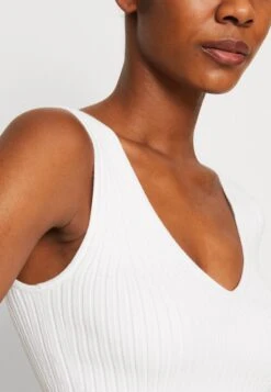 Madewell KIRSTEN VNECK SLIM TANK - Top - White -sklep Next d1734d3ed1094ec58d34eb33a6edca89