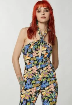 Patrizia Pepe SLIM FIT HALTERNECK - Kombinezon - Metaverse Flower 6 Patrizia Pepe SLIM FIT HALTERNECK - Kombinezon - Metaverse Flower -sklep Next d267b1ed00994769bc0c96ec9caea5c6