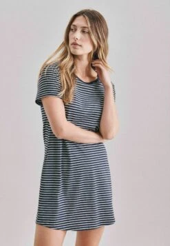 Seidensticker SPORT STRIPED - Koszula Nocna - Navy Stripes