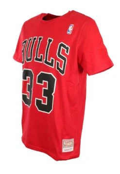 Mitchell & Ness SCOTTIE PIPPEN #33 CHICAGO BULLS RED NBA NAME AND NUMBER - T-shirt Z Nadrukiem - Rot -sklep Next d53de077c16449dbbce546c3b19e37f5