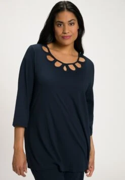 Ulla Popken Koszulka Do Spania - Marine