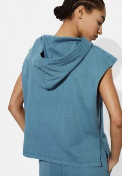 PARFOIS HOODIE - T-shirt Basic - Blue -sklep Next d56e3c79519048c7bdb1a544ece60c6b