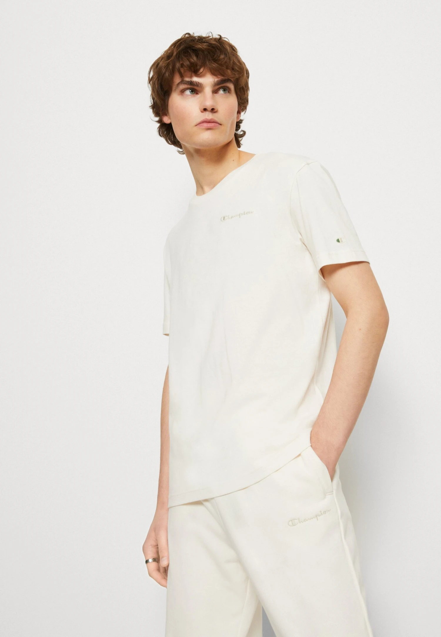 CREWNECK UNISEX - T-shirt Basic - Off-white 4 CREWNECK UNISEX - T-shirt Basic - Off-white - obrazek 4