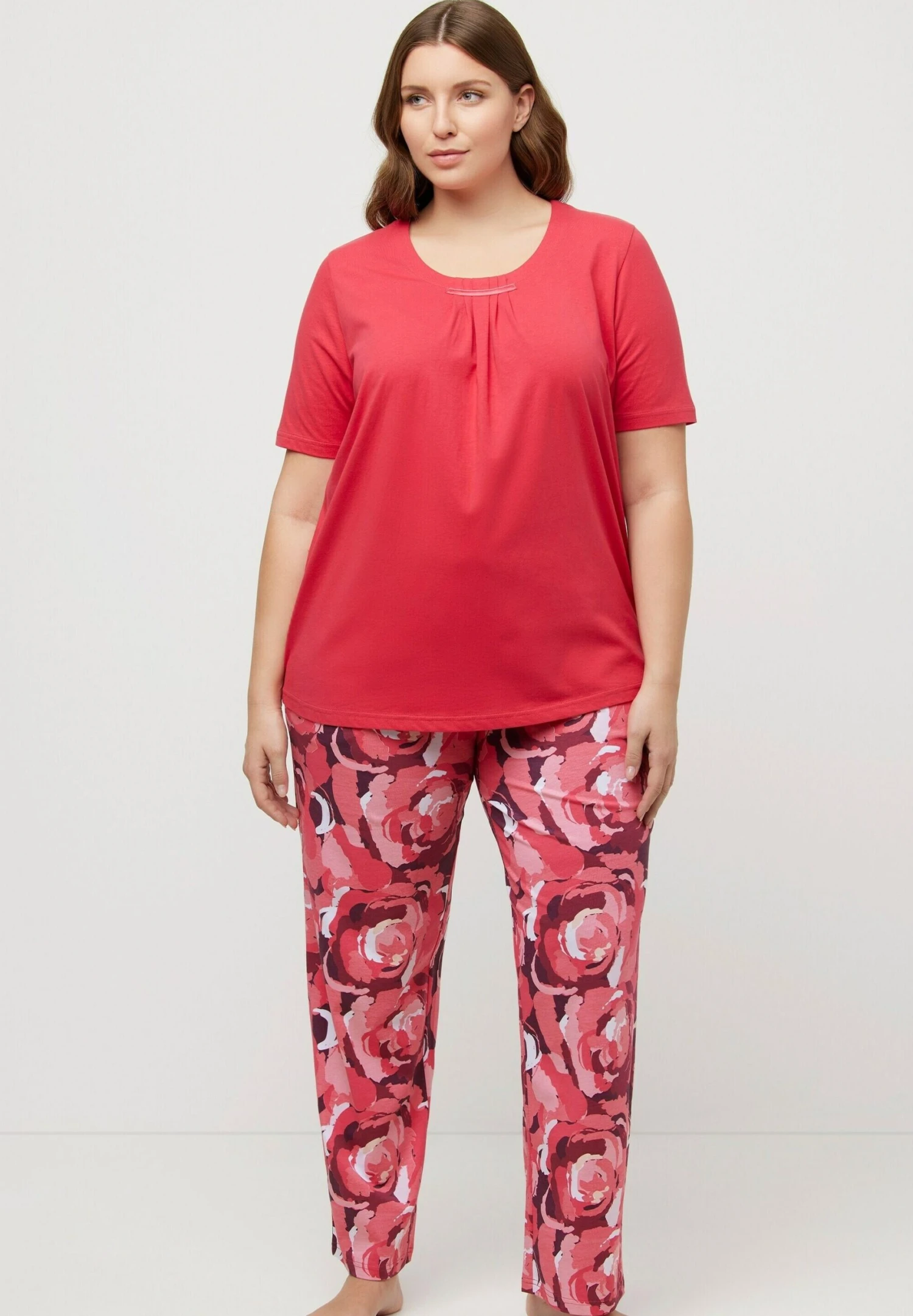 Ulla Popken Piżama - Sorbet Pink 1 Ulla Popken Piżama - Sorbet Pink