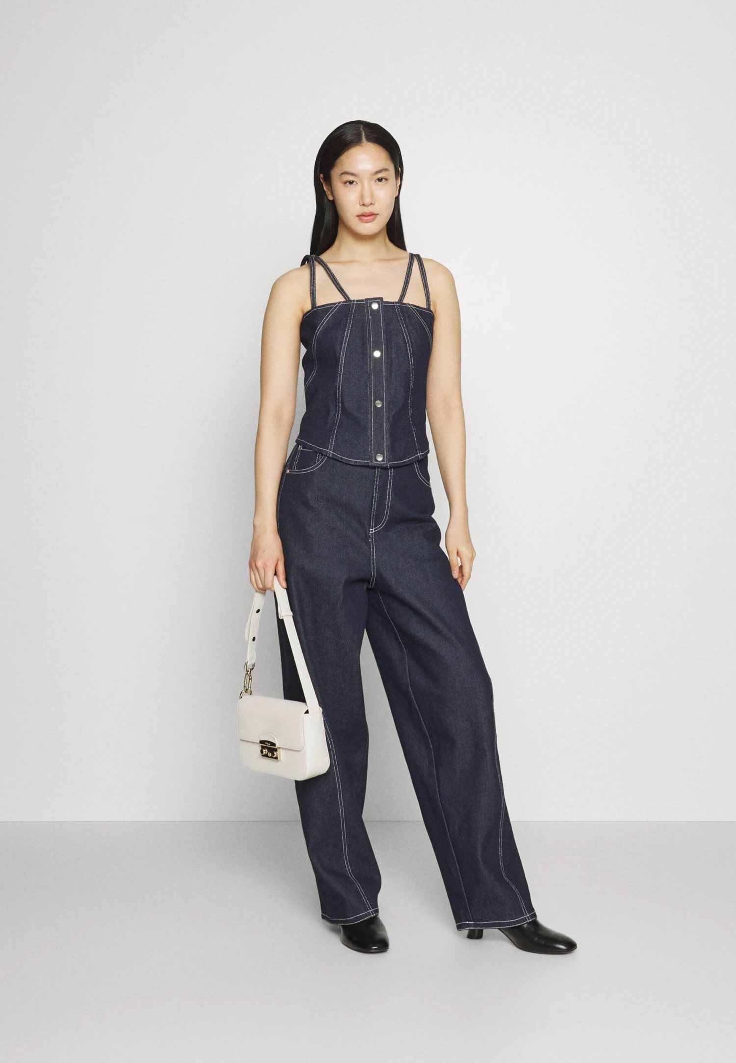 ELLEME BUSTIER - Top - Navy 2 ELLEME BUSTIER - Top - Navy - obrazek 2