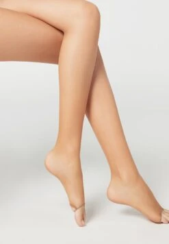 Calzedonia SHEER OPEN TOE - Rajstopy - Bronze -sklep Next d87e246d9de1441395d00c22f71d0f76