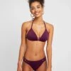 Bruno Banani TRIANGLE ALEXA SET - Bikini - Bordeaux