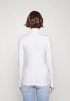 Calvin Klein RIB ROLL NECK LONG SLEEVE - Bluzka Z Długim Rękawem - Bright White 7 Calvin Klein RIB ROLL NECK LONG SLEEVE - Bluzka Z Długim Rękawem - Bright White -sklep Next dbfc4c7d114a4d69a29057b03ad5b9eb