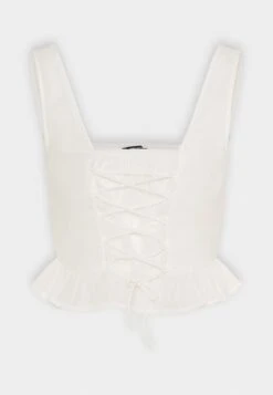 Gina Tricot KARITA - Top - Offwhite -sklep Next de8e70e58bcd489cbd88e36345778290
