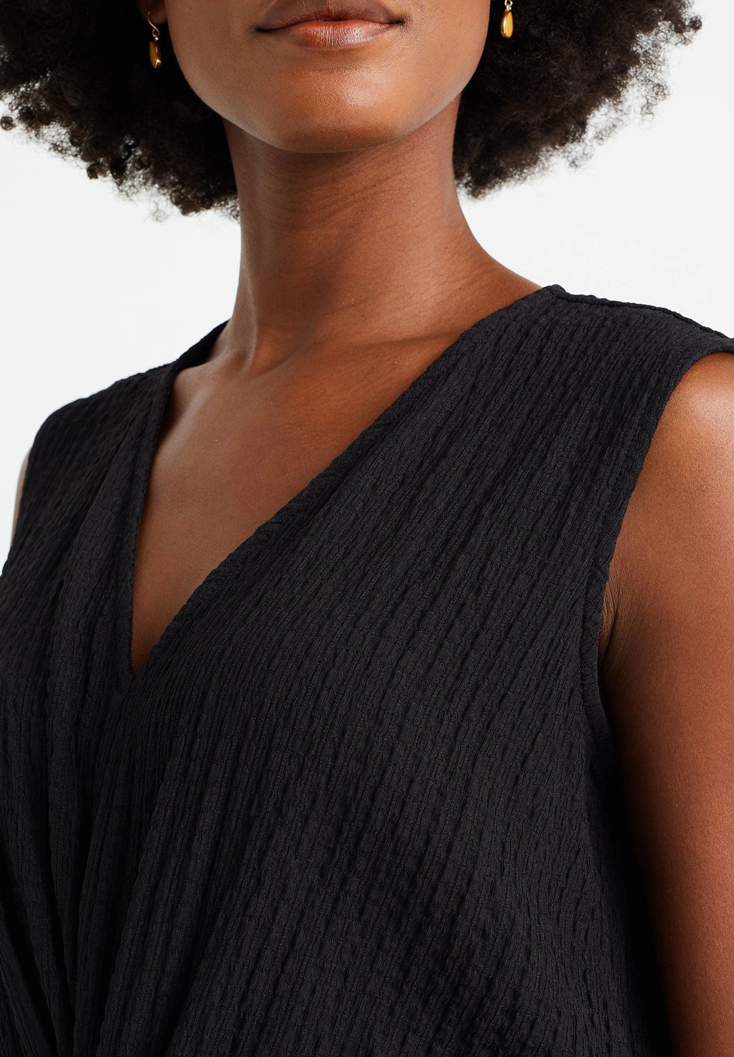 WE FASHION MET STRUCTUUR - Kombinezon - Black 5 WE FASHION MET STRUCTUUR - Kombinezon - Black - obrazek 5