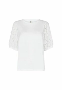 Soyaconcept SC-LORAINE 1 - T-shirt Z Nadrukiem - White