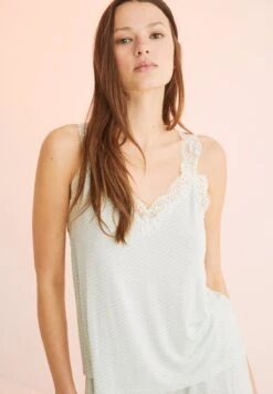 Women'secret SET SUPER SOFT WITH TANK TOP AND SHORTS - Piżama - Estampado Verde -sklep Next e3e0957ba1c244ebb9af20cc7e75a4d0