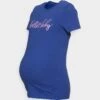 Mamalicious SOMYA - T-shirt Z Nadrukiem - Deep Ultramarine
