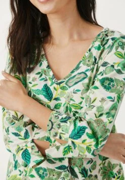 Part Two RIEKESPW TS - Bluzka Z Długim Rękawem - Green Flower -sklep Next e6e749ed408948b1b54097ef152f42cc