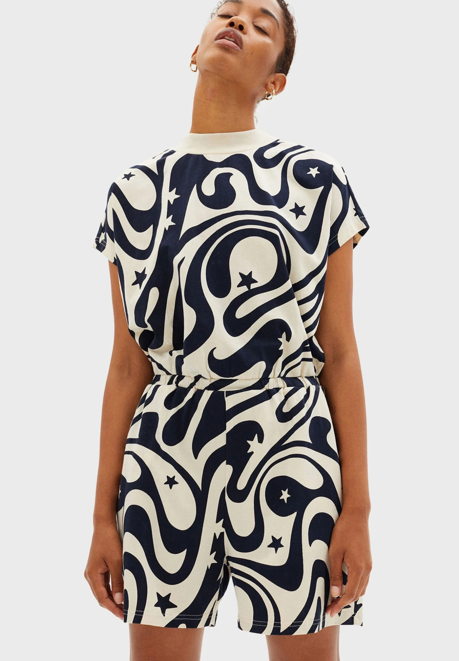 Thinking Mu VOLTAIRE - Kombinezon - Navy Blue 1 Thinking Mu VOLTAIRE - Kombinezon - Navy Blue