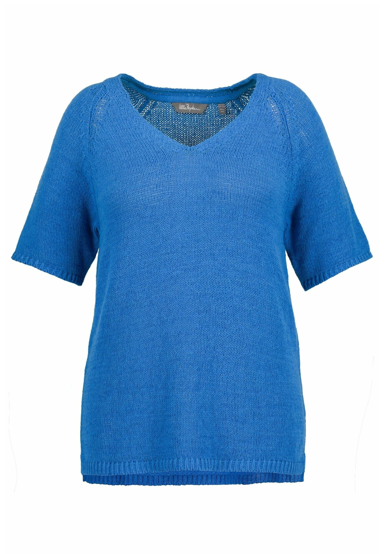 Ulla Popken T-shirt Basic - Indigo 4 Ulla Popken T-shirt Basic - Indigo - obrazek 4
