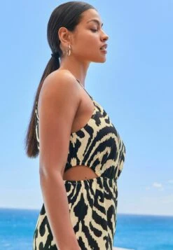 Next CUT-OUT STANDARD - Kombinezon - Cream Black -sklep Next e74180ef53064e47921a75387f947306