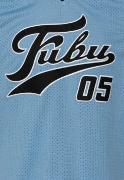 FUBU VARSITY TEE UNISEX - T-shirt Z Nadrukiem - Blue/black/white -sklep Next e79d12263fa5436798d2587a49f8279c