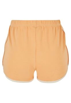 URBAN CLASSICS ORGANIC INTERLOCK RETRO HOT - Szorty - Paleorange Whitesand -sklep Next e90039782a234920b26281079e36037b