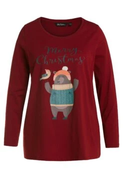 Ulla Popken Bluzka Z Długim Rękawem - Wijnrood -sklep Next ea2658a9c0bc49039f30b3e1a02c5cec