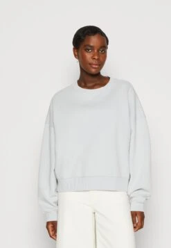 WEEKDAY WIDE OVERSIZE - Bluza - Washed Light Blueish Grey