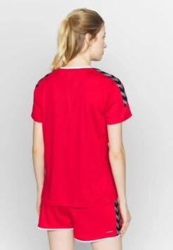 Hummel HMLAUTHENTIC - T-shirt Z Nadrukiem - True Red -sklep Next eb511697e1fa48c0a6e03787728c3d73