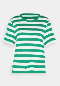 Marc O'Polo DENIM SHORTSLEEVE ROUNDNECK WIDE SLEEVES STRIPED - T-shirt Z Nadrukiem - Multi/amazon Green -sklep Next ed00e984c68244fa95c48a3d72286e3d