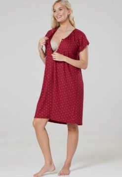 2 PAK - Koszula Nocna - Black Bordeaux Gold Coloured -sklep Next ee50801dec3541e5878de7ee4337dbce