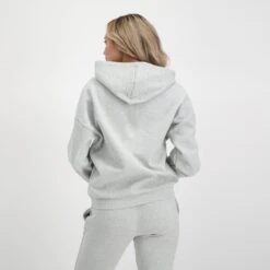 Steve Madden IBRIGHT HOODIE - Bluza Z Kapturem - Light Grey Melange