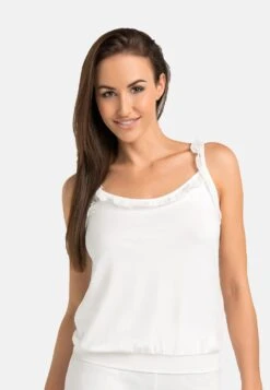 TEYLI SET: SLEEPING TOP AND SHORTS - Piżama - Ecru 9 TEYLI SET: SLEEPING TOP AND SHORTS - Piżama - Ecru -sklep Next f422c5cd1de14e4bb6833cf7e226085a