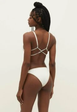 Stradivarius WITH DOUBLE STRAP - Dół Od Bikini - White -sklep Next f56709b52327429e8c4a9df5e5322f79