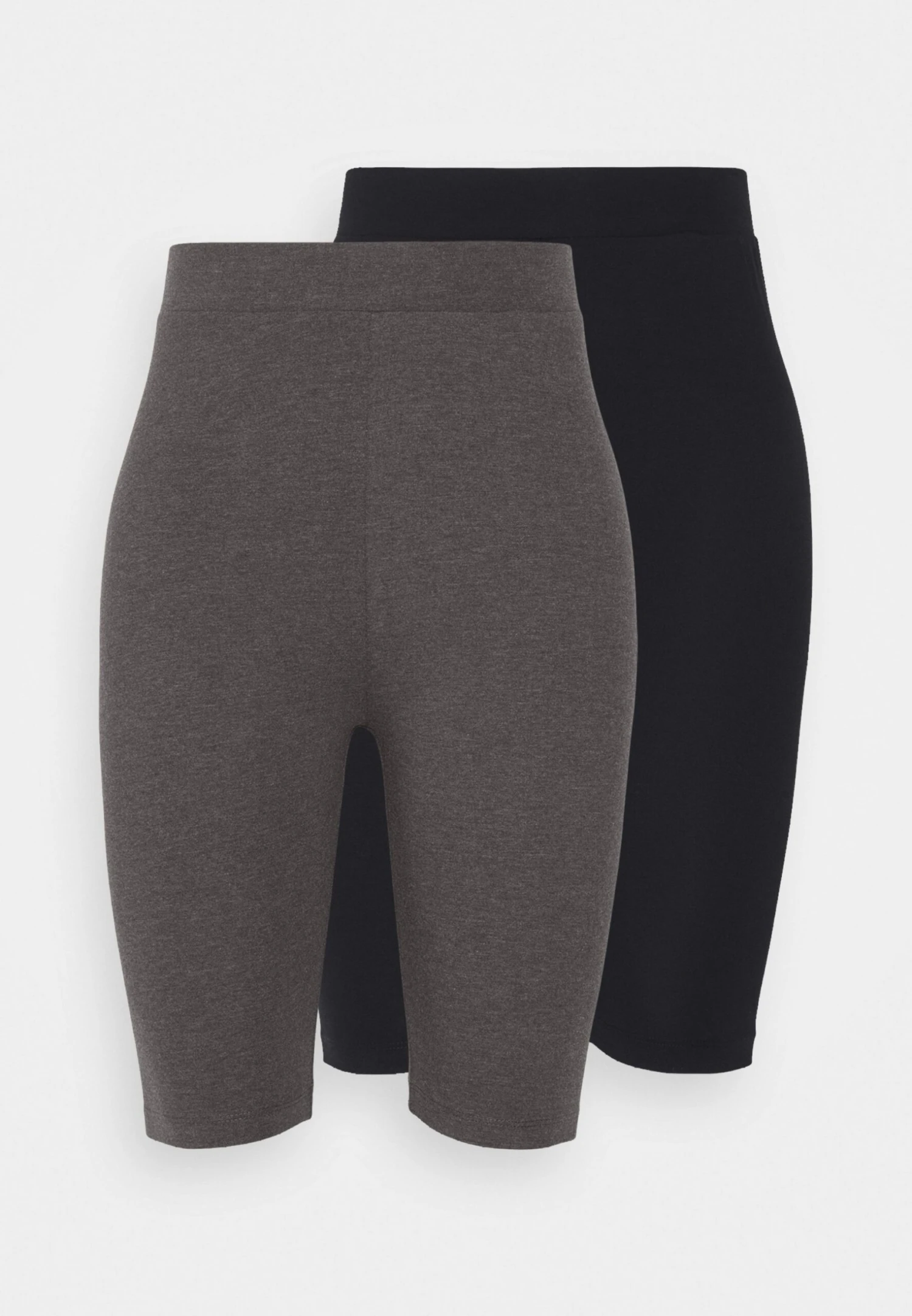 Even&Odd 2 PACK - Szorty - Black/mottled Dark Grey 5 Even&Odd 2 PACK - Szorty - Black/mottled Dark Grey - obrazek 5