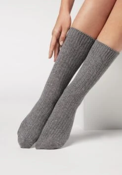 Calzedonia Skarpety - Grigio Melange