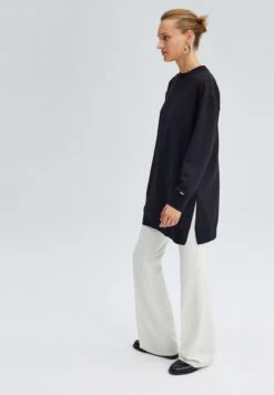 WITH SIDE SLIT - Bluza - Black -sklep Next f766dc3766a74fea846576ab9c345f7b