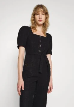 Sandro COMBIPANT - Kombinezon - Noir -sklep Next f80bf0e128f74e12a3539435269b7082