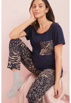 Next Piżama - Navy Blue Animal -sklep Next f84102cda2074e53a90bf6a363bbe9c5