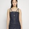 ELLEME BUSTIER - Top - Navy