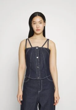 ELLEME BUSTIER - Top - Navy