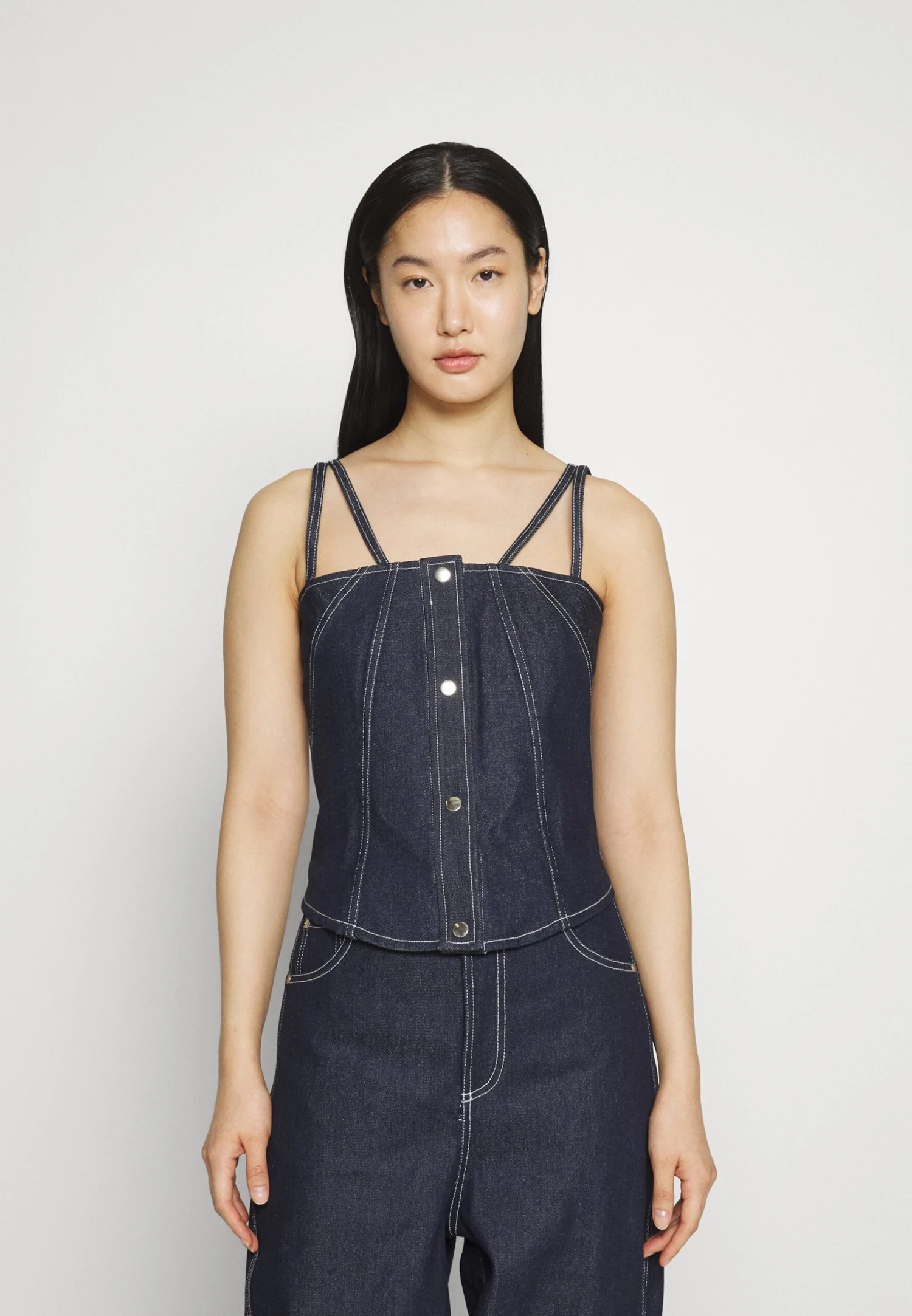 ELLEME BUSTIER - Top - Navy 1 ELLEME BUSTIER - Top - Navy