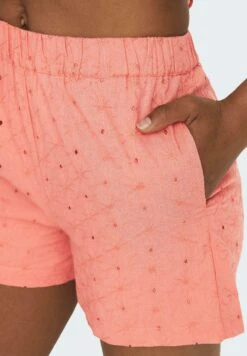 ONLY SHERRY EMB WVN - Szorty - Coral Haze -sklep Next fa0d10390ae14bd2b5050312ff3b7f59