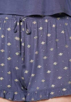 Hunkemöller SHORT LOOSEFIT BEE - Piżama - Blue -sklep Next fbc1bbc7d3644fb7acf8224194ec0841