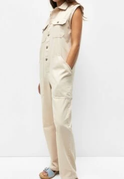 PULL & BEAR WITH POCKETS - Kombinezon - Beige -sklep Next fc15a54355654be1bffb03737a17f09b